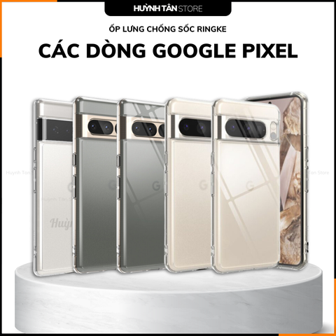 Ốp lưng pixel 9 / pixel 9 pro / 8 pro RINGKE chính hãng trong suốt chống sốc FUSION X chống ố vàng phụ kiện điện thoại huỳnh tân