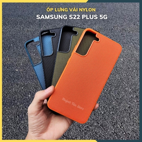 Ốp lưng samsung s22 plus nhựa dẻo vải nylon nhiều màu chống bám vân tay bảo vệ camera phụ kiện huỳnh tân store