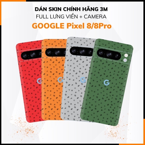 Dán skin điện thoại Pixel 8, Pixel 8 Pro full body và camera nhập khẩu chính hãng USA phụ kiện điện thoại huỳnh tân store - MANY STICKER