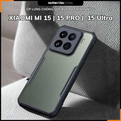 Ốp lưng xiaomi Mi 15 Ultra / MI 15 / 15 pro  chống sốc xundd bảo vệ camera chính hãng chống ố vàng