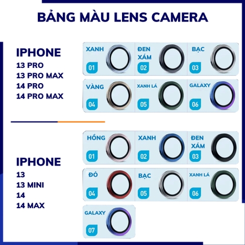 Cường lực camera iphone 14 pro, 14 pro max chính hãng KUZOOM viền nhiều màu chất lượng rõ nét bảo vệ toàn diện cụm camera phụ kiện huỳnh tân store