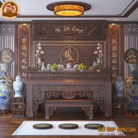 Vách Ngăn CNC Phòng Thờ Đẹp VN 812