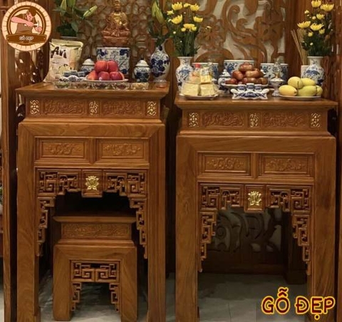 Mẫu Bàn Thờ Phật Và Gia Tiên