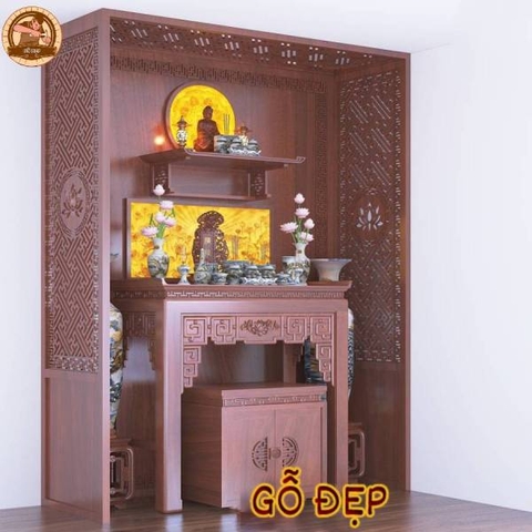 Bàn Thờ Gia Tiên Gỗ Gõ BT 08