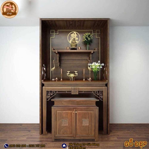 Bàn Thờ Gỗ Sồi BT 262