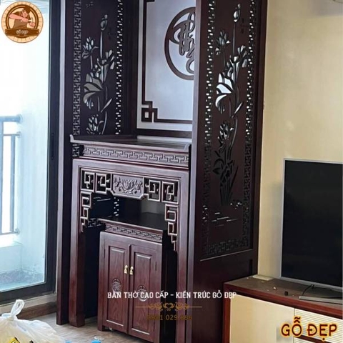 Bàn Thờ Gia Tiên Chung Cư Đẹp BT 2781