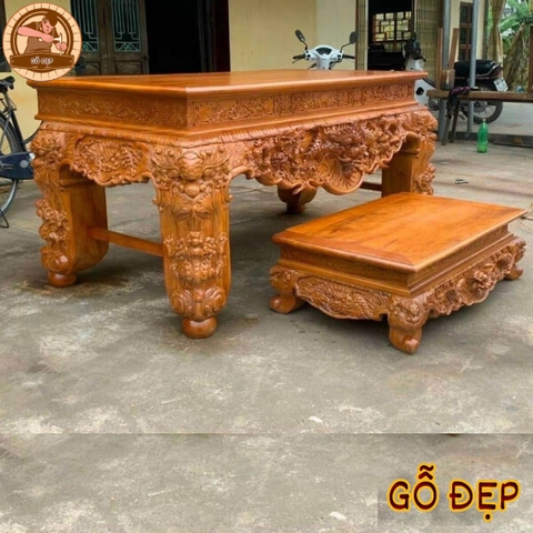 Sập Thờ Cao Cấp Long Ly Quy Phượng ST 39