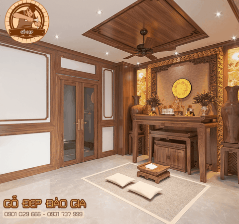 Mẫu Phòng Thờ Hiện Đại PT 812