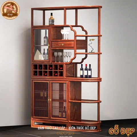 Tủ Rượu Gỗ Sang Trọng - TRTN014