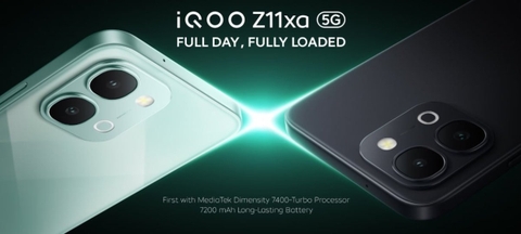 iQOO Z11xa 5G Ra Mắt: Đột Phá Pin 7,200mAh, Kháng Nước IP69+ Cực Bền Bỉ