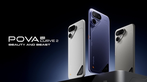 TECNO Pova Curve 2 5G Ra Mắt: Pin 8.000mAh Siêu Khủng, Thiết Kế Mỏng Nhẹ Ấn Tượng