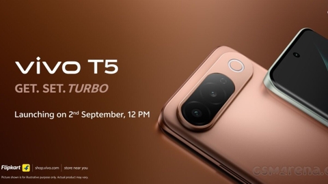 Vivo T5 5G Chốt Ngày Ra Mắt: Pin 7.050 mAh Cực Khủng, Màn Hình AMOLED 144Hz Mượt Mà
