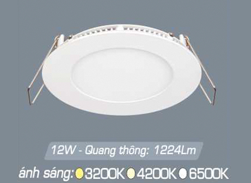 Đèn Led âm trần Afc 668 12W