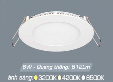 Đèn Led âm trần Afc 668 6W