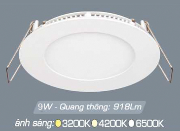 Đèn Led âm trần Afc 668 9W