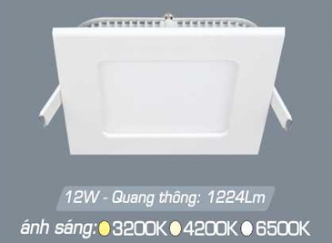 Đèn Led âm trần Afc 669 12W