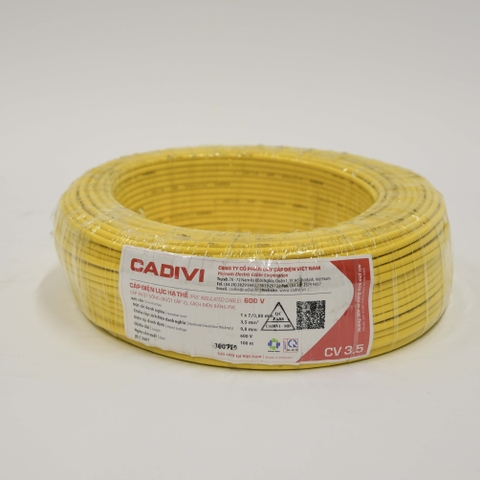 Dây điện Cadivi CV 3.5 - 0,6/1kV