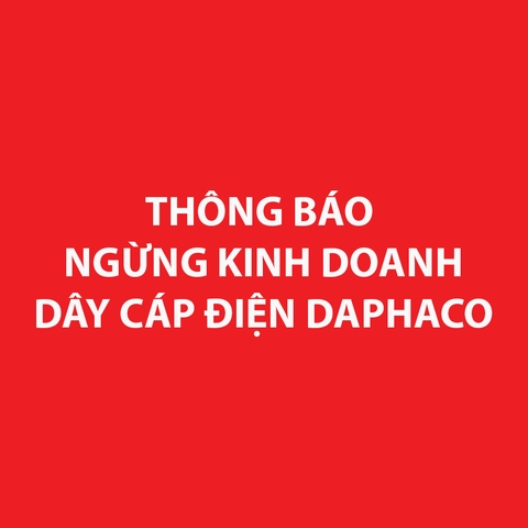 Bảng giá dây cáp điện Daphaco