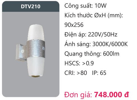 Đèn Led chiếu vách Duhal DTV210