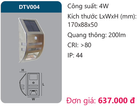 Đèn Led chiếu vách Duhal DTV004