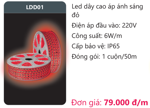 Đèn Led dây Duhal 6W LDD01