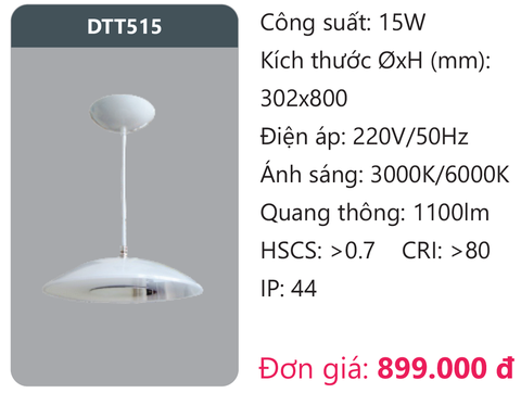 Đèn Led treo thả trần nhà DTT515