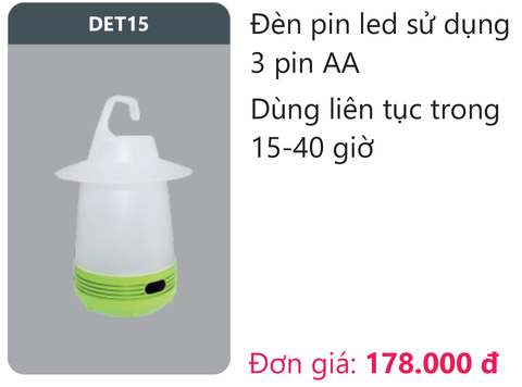 Đèn sạc Led Duhal DET15