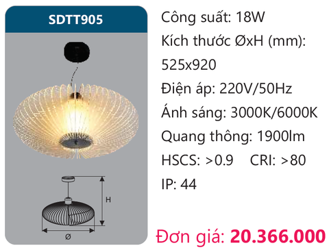 Đèn Led treo thả phòng họp SDTT905