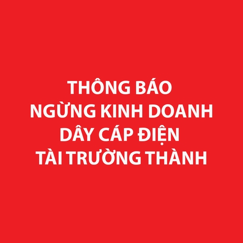 Bảng giá dây cáp điện Tài Trường Thành