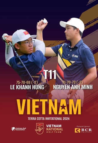 Lê Khánh Hưng và Nguyễn Anh Minh kết thúc ở vị trí T11 tại Terra Cotta Invitational 2024