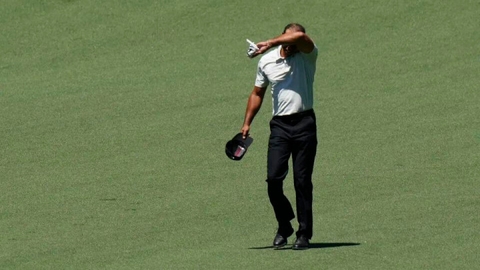 Tiger Woods tụt xuống gần đáy trên bảng xếp hạng sau vòng 3 của giải The Masters 2024