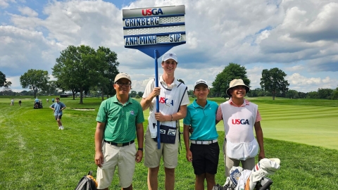Nguyễn Anh Minh vào tứ kết giải U.S. Junior Amateur 2024: Cuộc hành trình đầy ấn tượng