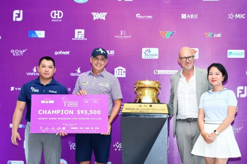 Golfer người Brazil vô địch Vinpearl DIC Legends Việt Nam 2023