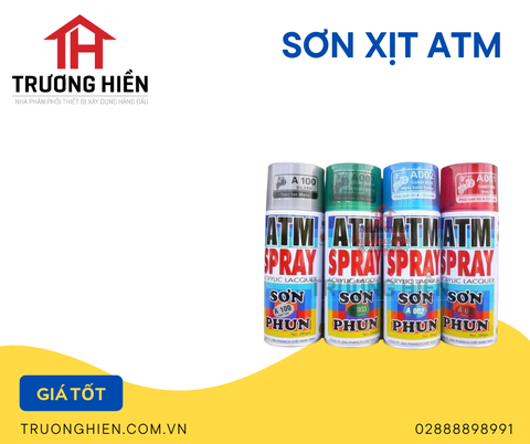 Phân phối sơn xịt ATM chính hãng giá sỉ – Lựa chọn hàng đầu cho cửa hàng điện nước và trang trí