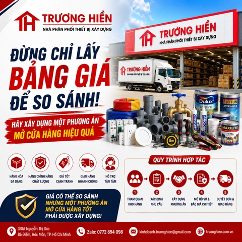 Chọn Nhà Phân Phối Mở Cửa Hàng Điện Nước: Đừng Chỉ Lấy Bảng Giá Để So Sánh