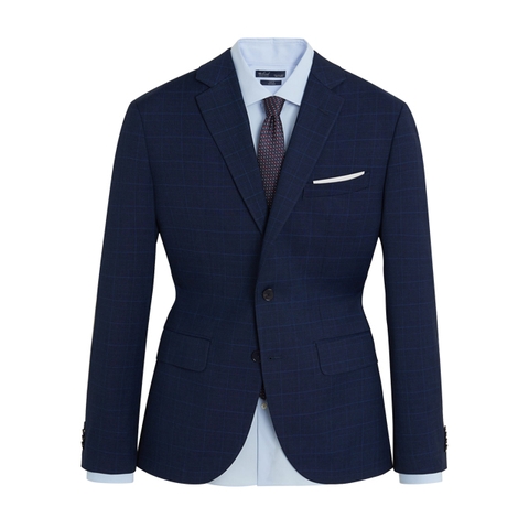 REGULAR FIT SUITS KẺ XANH