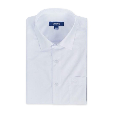 SƠ MI CỌC TAY TRẮNG SÁNG SMCT001