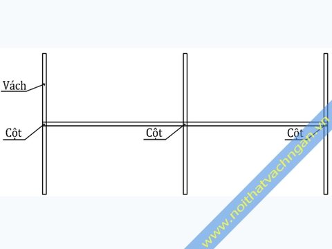 Vách ngăn bàn làm việc gỗ-gỗ-kính VNB01GGK