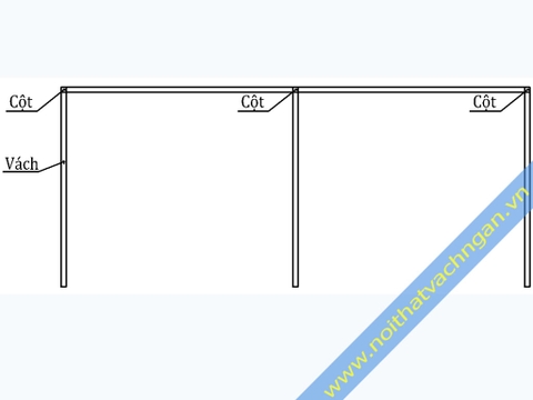 Vách ngăn bàn làm việc gỗ-kính VNB04GK