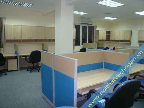 Vách ngăn bàn làm việc nỉ-nỉ VNB01NN
