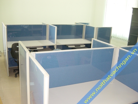 Vách ngăn bàn làm việc nỉ VNB01N