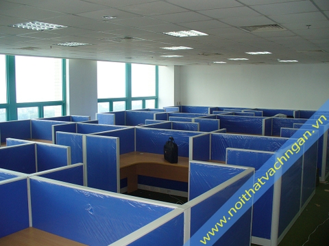 Vách ngăn bàn làm việc nỉ VNB02N