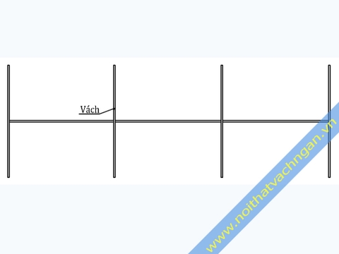 Vách ngăn mặt bàn kính VMB01K10