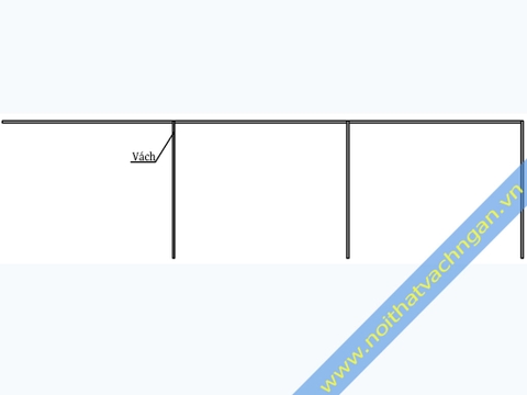 Vách ngăn mặt bàn nỉ VMB04N16