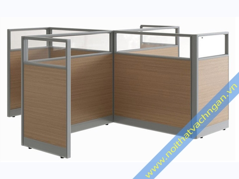 Vách ngăn the one VN03GK gỗ-kính