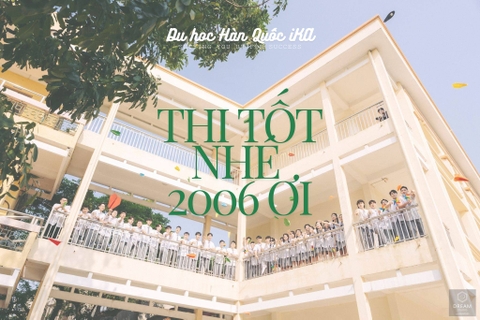 Chúc các sĩ tử 2k6 thi thật tốt nhé!!