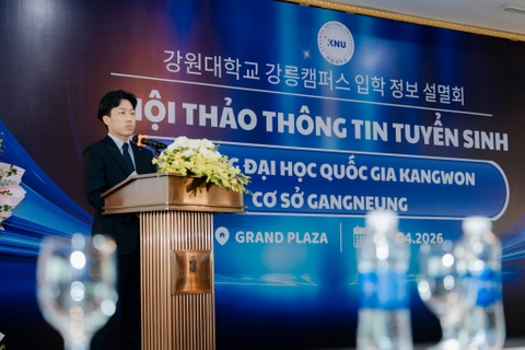 HỘI THẢO TUYỂN SINH DU HỌC HÀN QUỐC 2026  - TRƯỜNG ĐẠI HỌC QUỐC GIA KANGWON CƠ SỞ GANGNEUNG