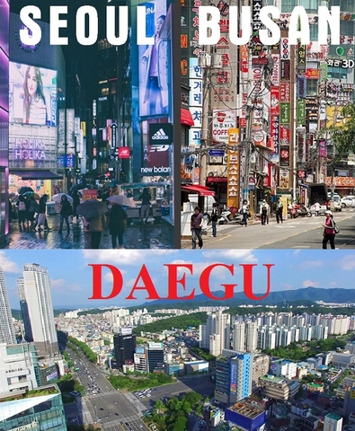 Nên du học Hàn Quốc ở Seoul hay ở Busan? Suwon? Daegu? Gwangju?