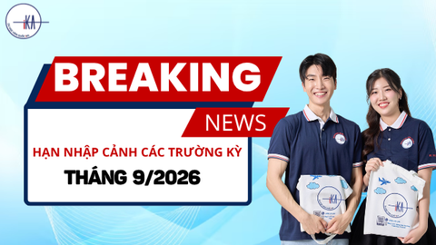 HẠN NHẬP CẢNH KỲ BAY THÁNG 9 HÀN QUỐC NĂM 2026