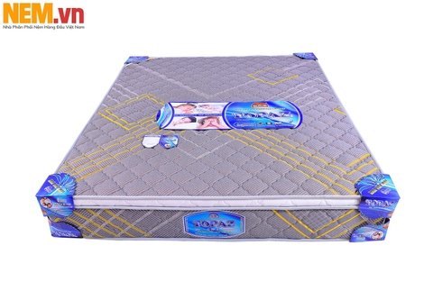 NỆM LÒ XO TOPAZ 3 VIỀN VẢI GẤM